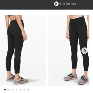 Lululemon Speed Up Tight 25" *Full-On Luxtreme Black Size 6
